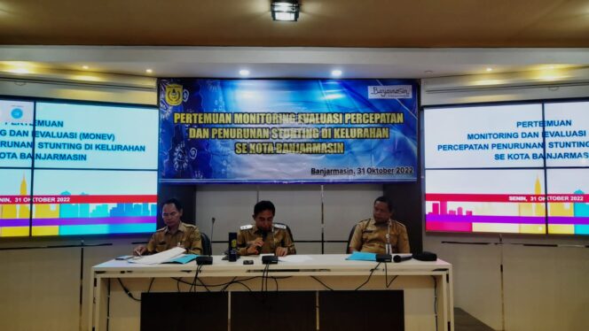 
 Pemko Banjarmasin Terus Evaluasi Program Percepatan Penanganan Stunting