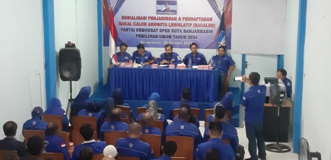 
 Minat Bacaleg Tinggi, Partai Demokrat Banjarmasin Optimis Menangkan Pemilu 2024