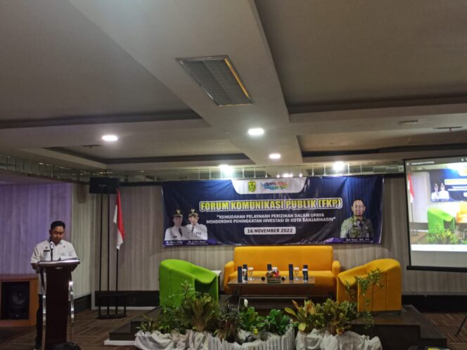 
 DPMPTSP Terus Dorong Peningkatan Investasi di Banjarmasin