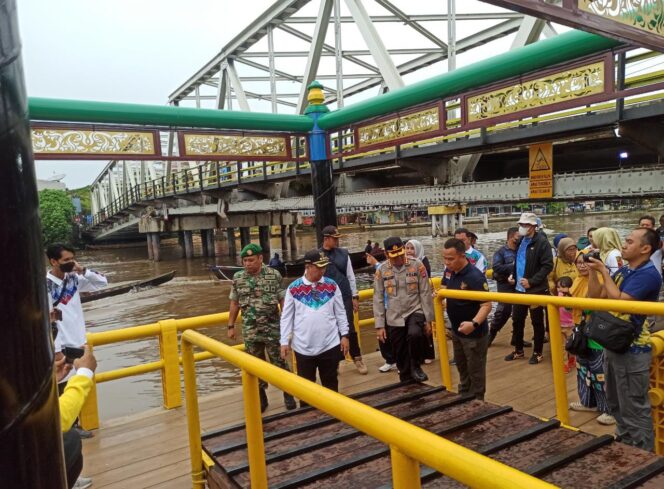 
 Akses Menuju Mitra Plaza Jadi Target Wacana Pembuatan Jembatan Apung Selanjutnya