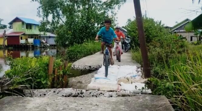 
 Perbaikan Permanen di Jalan Sungai Gampa RT 22, Dianggarkan di APBD Murni 2023