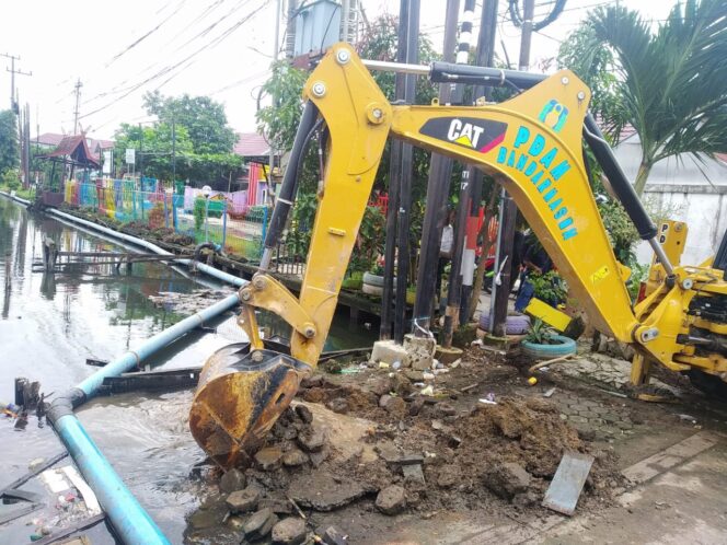 
 Program Normalisasi Sungai Atasi Banjir di Kota Banjarmasin Terus Berjalan