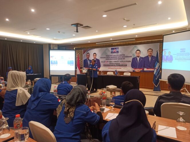 
 Mantapkan Kesiapan Hadapi Pemilu 2024, Para Balaceg Partai Demokrat  Mengikuti Sosialisasi Bimtek