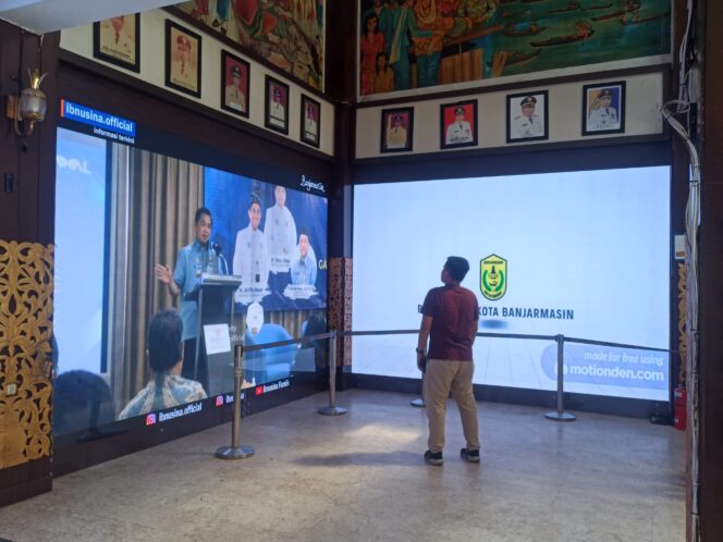 
 Menarik, Kini Kantor Balai Kota Dilengkapi Layar Videotron