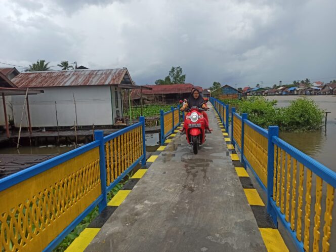
 Titian Murung Selong di Banjarmasin Timur