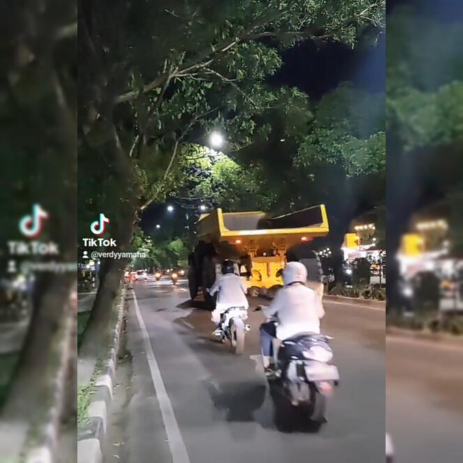 
 Viral di Media Sosial Sebuah Video Truk Tambang Melintas di Jalan Banjarmasin, Ini Tanggapan Sekda