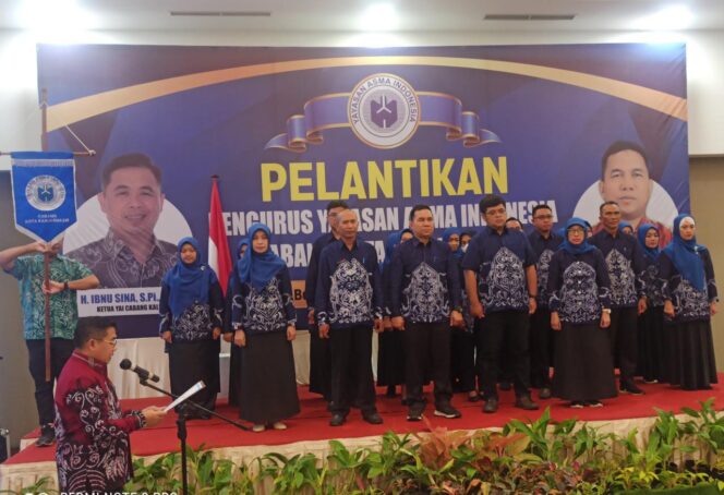 
 Resmi Dilantik, Ketua YAI Cabang Banjarmasin Siap Gaungkan Senam Asma