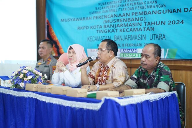 
 Susun RKPD Tahun 2024, Kecamatan Banjarmasin Utara Gelar Musrenbang