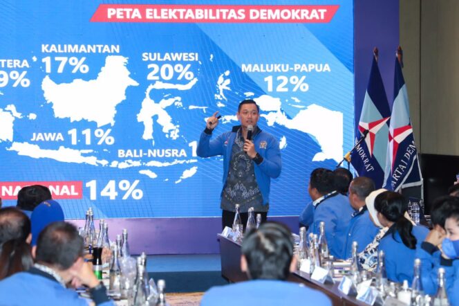 
 Songsong Pemilu 2024, AHY Konsolidasi Dengan 54 Anggota Fraksi Partai Demokrat DPR RI