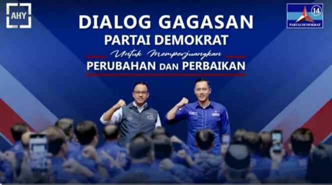 
 Anies-AHY Gelar Dialog Gagasan Hari Ini, Demokrat: Kita Tak Mengekalkan Politik Kebencian