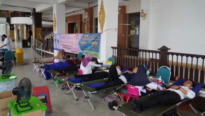 
 4 Jam Aksi Donor Darah,  150 Kantong Darah Terkumpul
