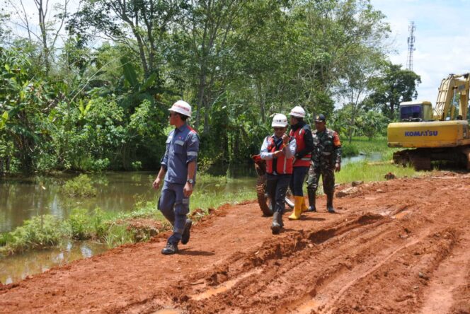 
 Bertarung dengan Cuaca, Pengerjaan Kolam Pengendali Banjir di HST Digenjot
