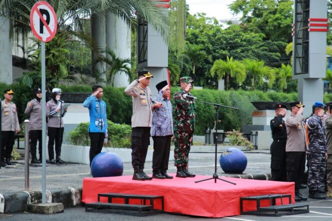 
 Jaga Kondusifitas Ramadhan 1444 H, Apel Gabungan Pengamanan Digelar