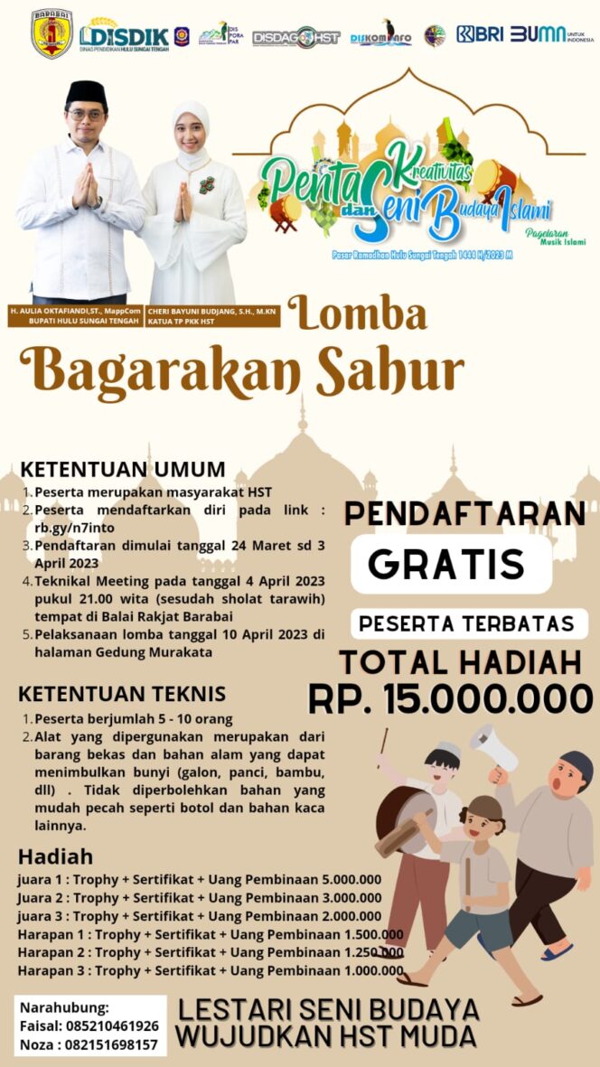 
 Pemkab HST Gelar Lomba Bagarakan Sahur, Ada Hadiah Belasan Juta!