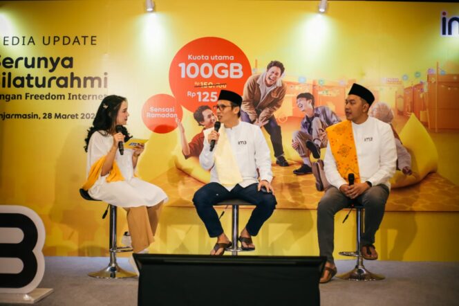 
 IM3 Ajak Masyarakat Kota Banjarmasin Rayakan Kembali Serunya Silaturahmi di bulan Ramadan dengan Freedom Internet