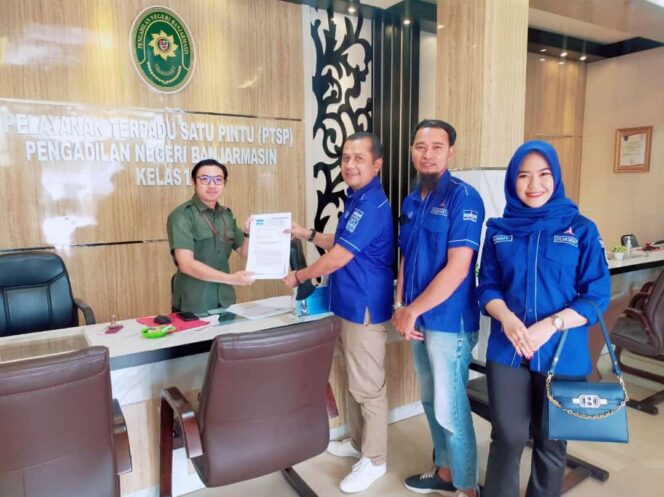 
 DPC Partai Demokrat Kota Banjarmasin Mohon Perlindungan Hukum Kepada Ketua Mahkamah Agung RI