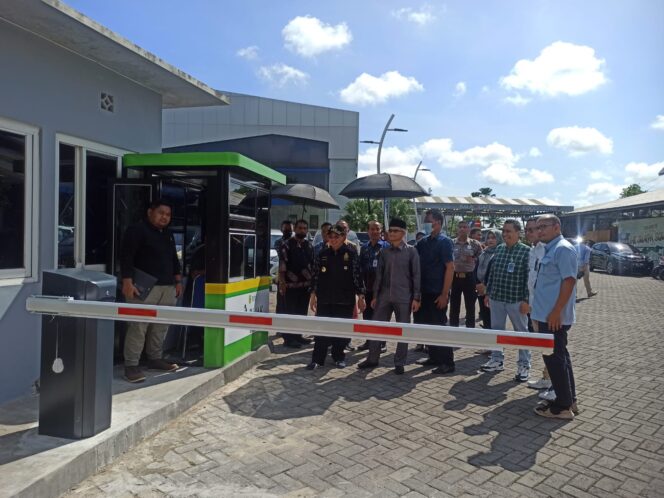 
 Sistem Gate Parkir Dilaunching, Upaya Pemko Banjarmasin Maksimalkan PAD Parkir