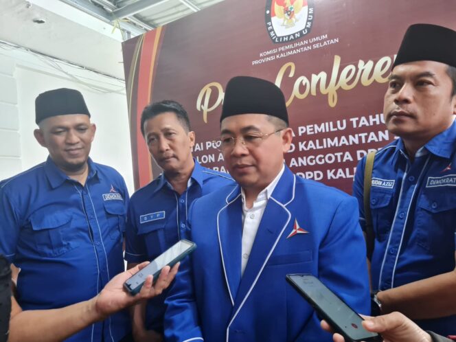 
 Dipimpin Langsung H Ibnu Sina, Demokrat Kalsel Daftarkan Bacaleg ke KPU