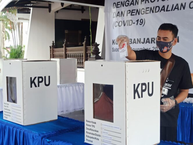 
 Ilustrasi pemilihan suara.