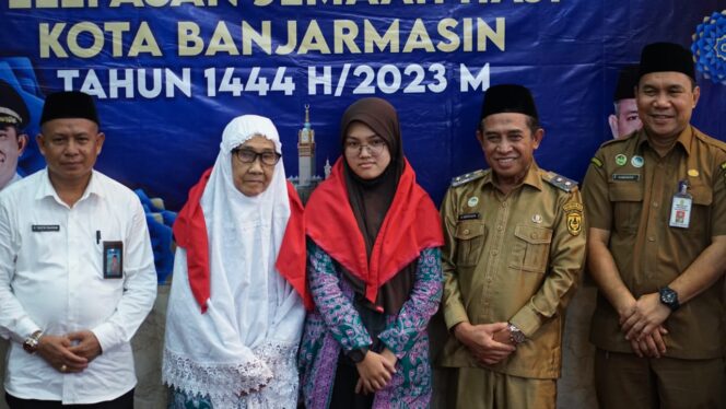 
 Jamaah Calon Haji Banjarmasin Berangkat Tahun 2023, Ada Usia Tertua 85 Tahun dan Termuda 18 Tahun