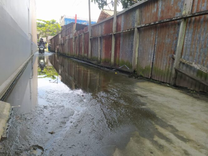 
 PUPR Banjarmasin Perbaiki Drainase Bermasalah di Gang Al-Qomar