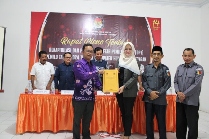 
 Ini Jumlah DPT dan TPS di HST Pasca Ditetapkan KPU