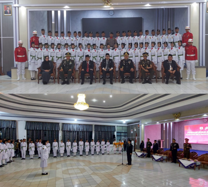 
 Paskibraka HST Dikukuhkan, Ini Pesan Bupati dan Dandim