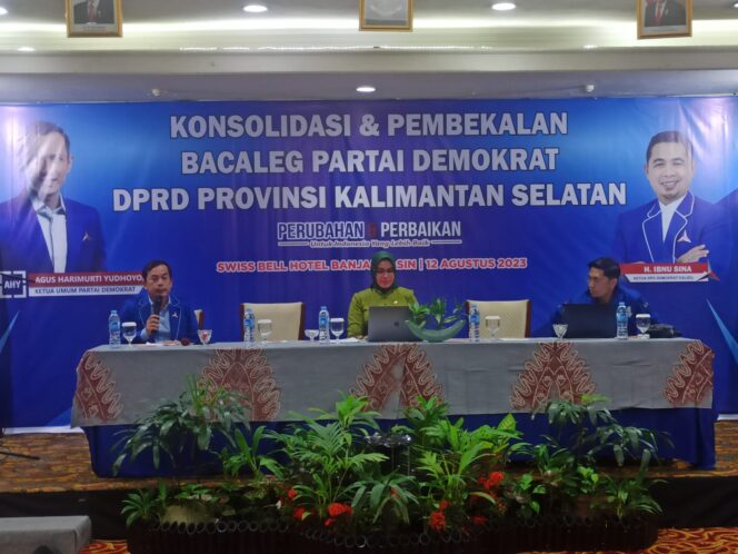 
 Persiapan Hadapi Pemilu, DPD Partai Demokrat Kalsel Gelar Konsolidasi dan Pembekalan Bagi Bacaleg