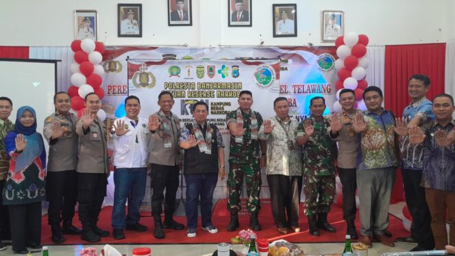 
 Warga Telawang Komitmen Wujudkan Kampung Bebas Narkoba