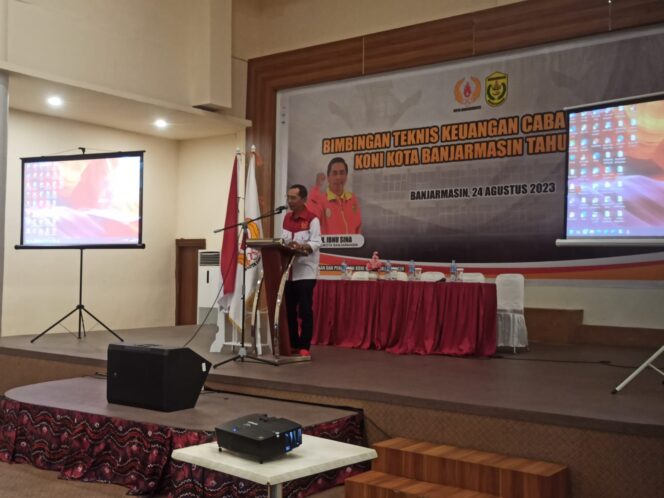 
 Memastikan Penggunaan Dana Hibah Tepat Sasaran, KONI Banjarmasin Gelar Bimtek Pengelolaan Keuangan