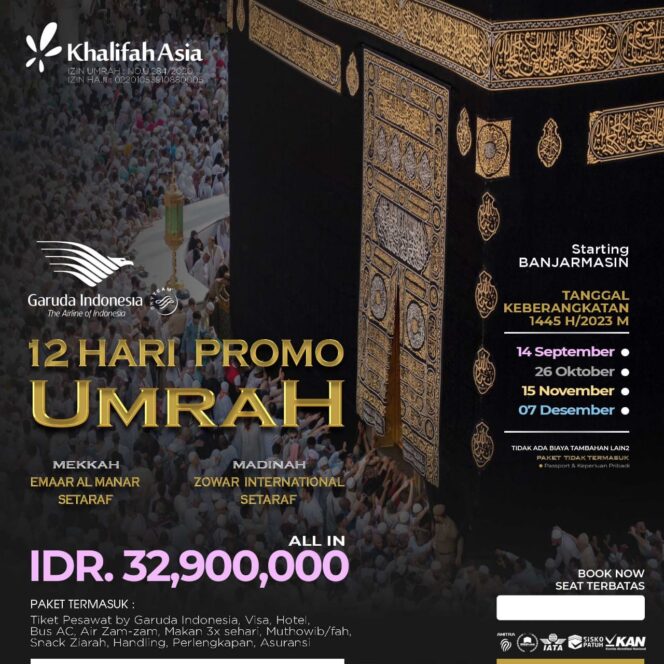 
 Khalifah Asia, Travel Haji dan Umrah Tawarkan Keuntungan Lebih Bagi Para Agen