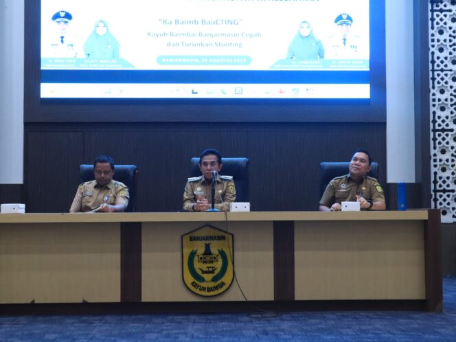 
 TPK Bentuk Solusi dari Upaya Banjarmasin Tekan Angka Stunting
