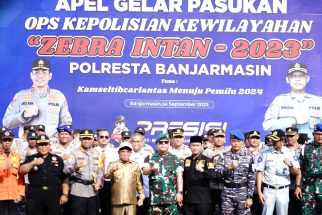 
 Banjarmasin Upayakan Tertib Lalu Lintas Lewat Operasi Zebra Intan 2023
