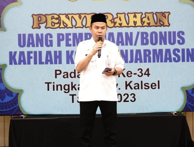 
 Sekdako Banjarmasin Apresiasi Kafilah Kota Banjarmasin yang telah Berjuang di MTQ Ke-34 Provinsi Kal-Sel