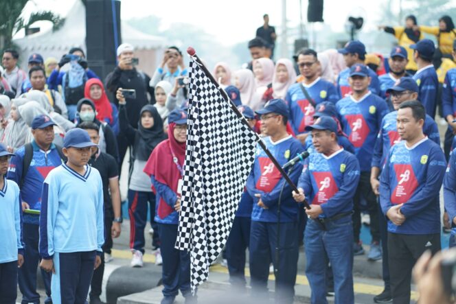 
 Meriahkan Harjad ke-497, Ratusan Siswa SD di Banjarmasin Ikuti Lomba Gerak Jalan