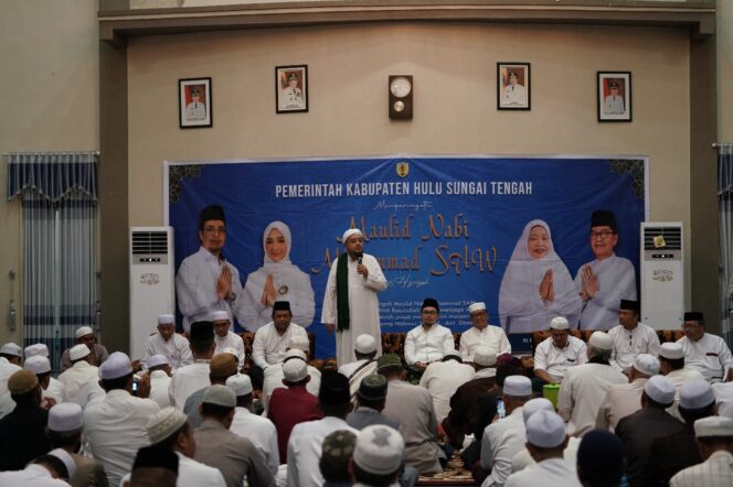 
 Maulid Nabi di HST, Pemkab HST Hadirkan Habib dari Malang Jatim