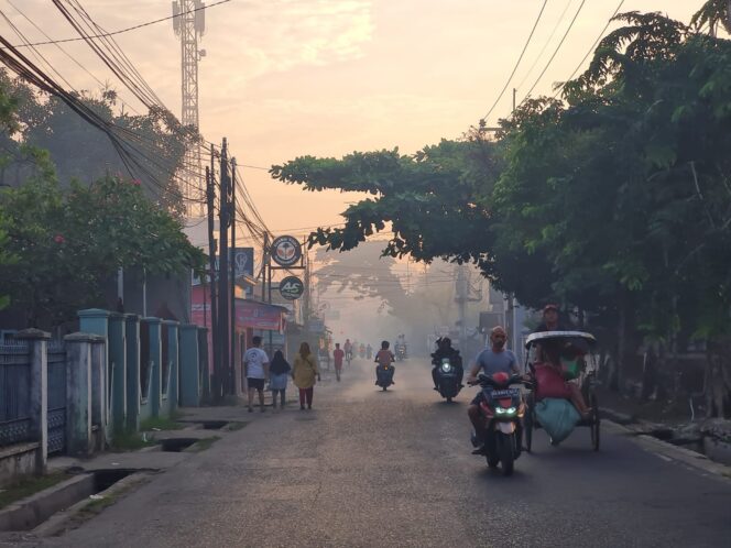 
 Hujan Turun Tak Berdampak Signifikan Terhadap Kualitas Udara, Banjarmasin Masih Berkabut