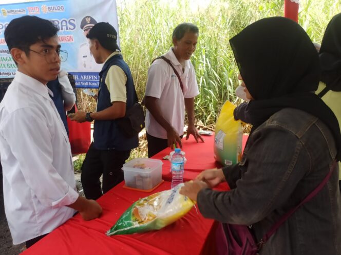 
 Antusias Masyarakat Banjarmasin Terhadap Pasar Murah Tak Pernah Reda