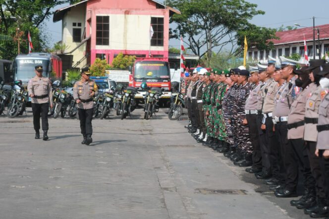 
 Ratusan Personil Dikerahkan dalam Ops Mantap Brata Intan Jelang Pemilu 2024