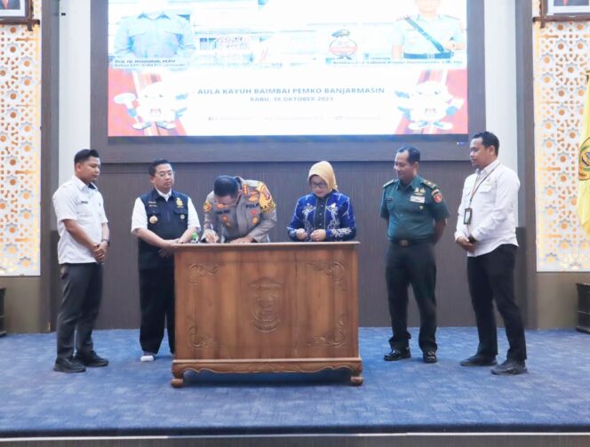 
 KPU dan Polresta Jalin Kerjasama Wujudkan Pemilu yang Aman dan Damai