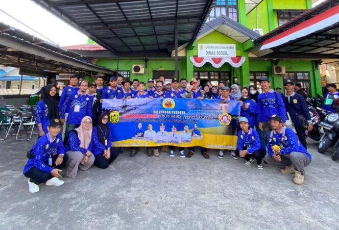 
 50 Pemuda Karang Taruna Banjarmasin Ikut KKBWKT di Kota Baru