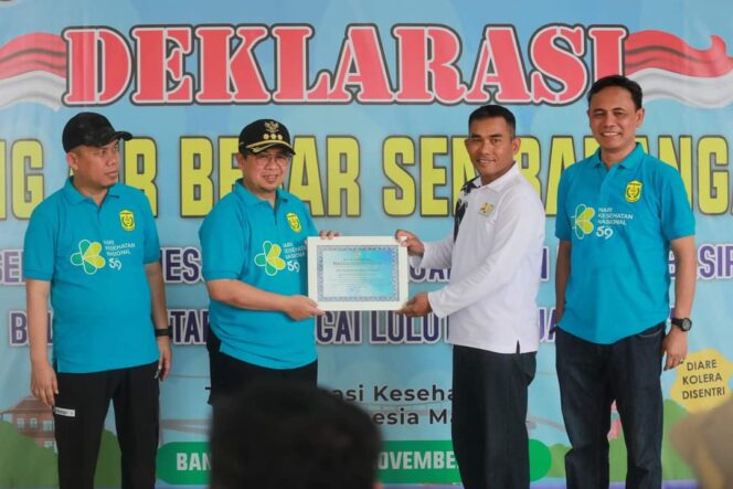 
 Kejar Capaian Target Menuju Kota Sehat, Pemko Banjarmasin Terus Deklarasi ODF Tiap Kelurahan
