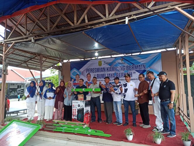 
 Kamber Bumi Jaya Berkah Diresmikan, Jadi Sarana Anak-Anak Bermain dan Saling Berinteraksi