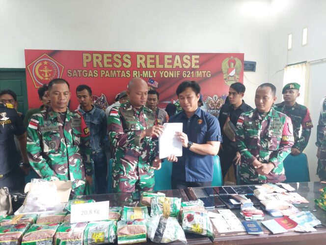 
 Cerita Letkol Deny, Prajurit 621 Manuntung Gagalkan Penyelundupan Puluhan Kilo Sabu di Perbatasan RI-Malaysia