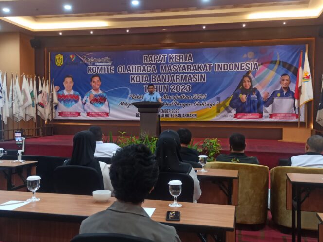 
 Susun Program Kerja Tahun 2024, KORMI Banjarmasin Tuntaskan Target Peresmian Kampung Bermain
