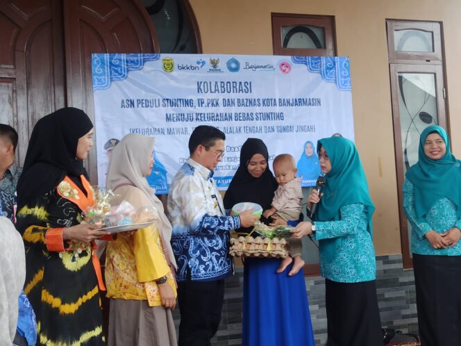 
 Program Kolaborasi Penanganan Stunting Hingga 0 Kasus, Fokus di Sejumlah Kelurahan Banjarmasin