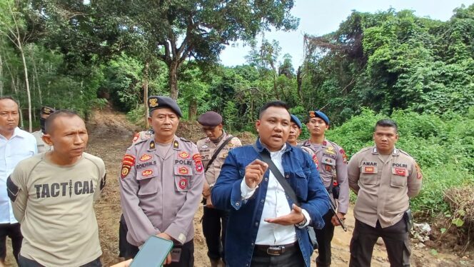 
 Ke Mangunang HST, Satgas Peti Dapati Aktivitas Bukaan Jalan di Konsesi AGM