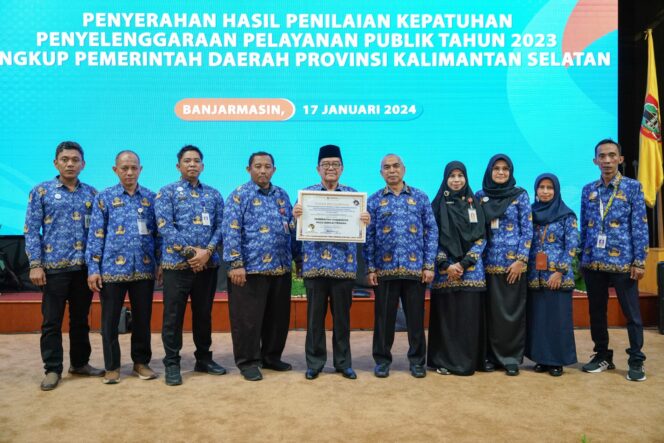 
 Predikat Pelayanan Publik Pemkab HST Melesat Naik di 2023