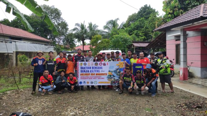
 Balakar 654 Murakata Salurkan Bantuan Langsung ke Korban Banjir di Kalteng