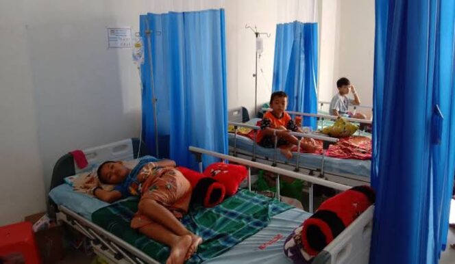 
 Ket foto : Ilustrasi pasien anak-anak penderita DBD yang tengah dirawat.